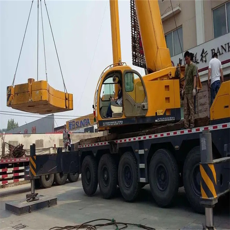 雅星镇当地吊车出租|机器吊装|75吨|工厂搬迁服务